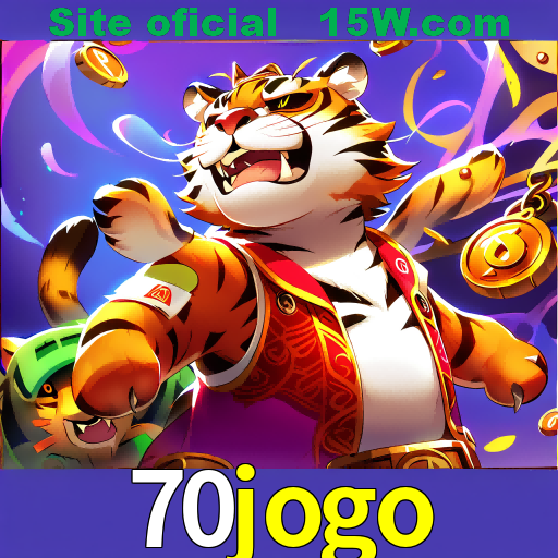 Imagem promocional da 70jogo mostrando a plataforma e suas vantagens